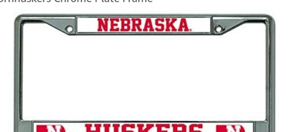 NCAA Nebraska Cornhuskers Chrome Plate Frame - Picture 6 of 6